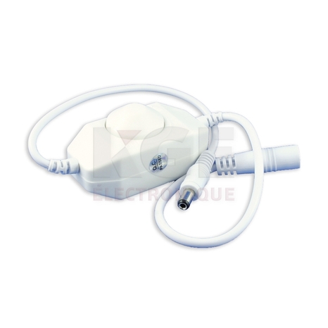 Gradateur pour DEL 12 à 24V 5A Max. avec connecteurs 2.1mm