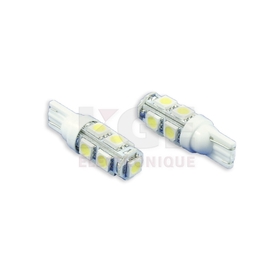 Ampoules 9 DEL 194 Blanches Paquet de 2