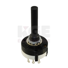 Non-Shorting Enclosed Contact Rotary Switch (2 Pole 3 Position)