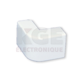 White 20x10mm External Angle Wiring Duct