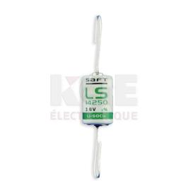 Batterie Lithium Demi-AA avec Fil 3.6V