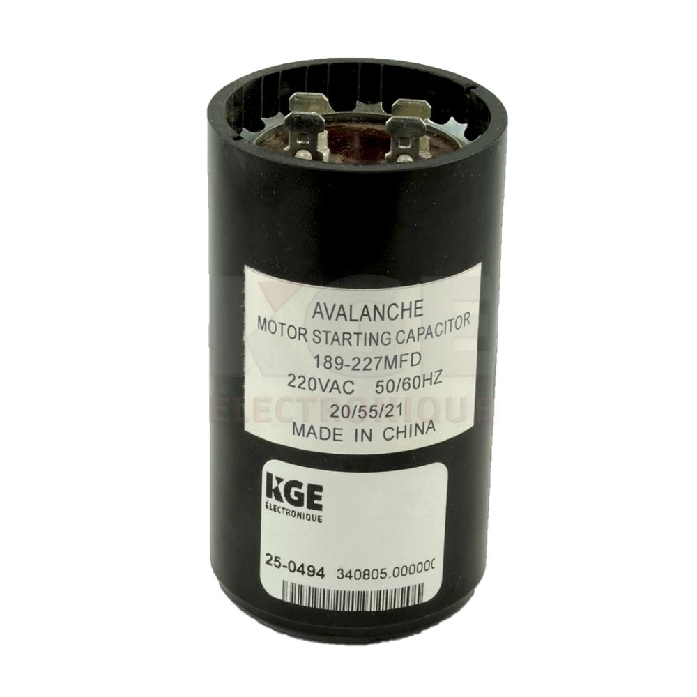 189-227uF 220VAC Capacitor for Motors