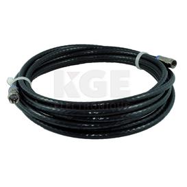 Black 15ft 3GHz RG-6 Cable with Connectors