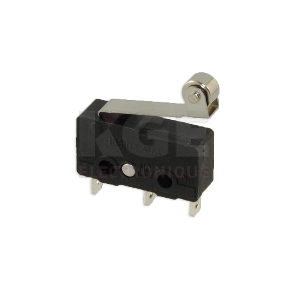 Sub-Miniature Snap Action SPDT Switch with Roller Lever