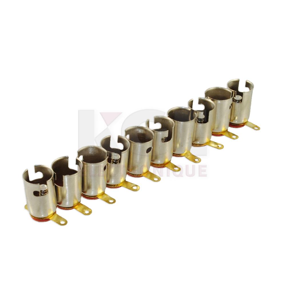 10-Pack T3-1/4 Bayonet Base Socket