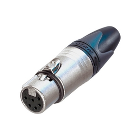 6 Contact Female XLR Connector (Neutrik NC6FXX)