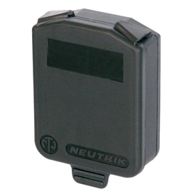 Hinged Cover for Neutrik Chassis Connectors